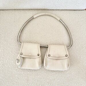 Prada Leather Swing Bag